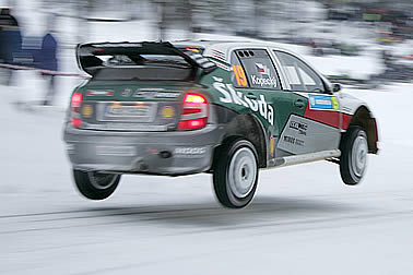 Schnee in Schweden!