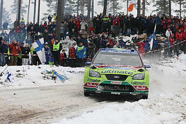 Latvala verwaltet Führung