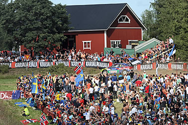 Finnland-Rallye in Problemen