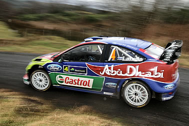 Latvala mit Reifenjoker