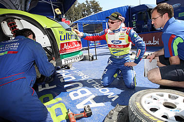 Latvala im Shakedown vorn