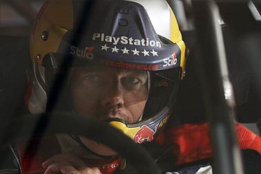 Loeb nach Latvala-Plattfuß vorn
