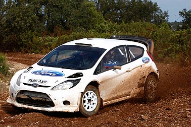 Östberg im Ford Fiesta WRC