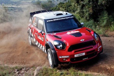 Solberg vorn – Mini mittendrin
