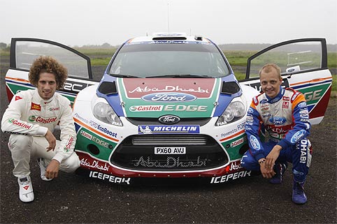 Marco Simoncelli im Fiesta WRC