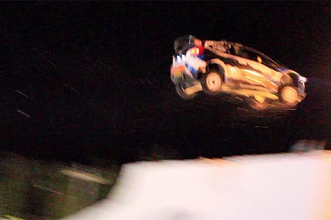 Östberg übt das Weitfliegen
