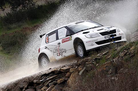 Ogier ist froh im Ziel zu sein