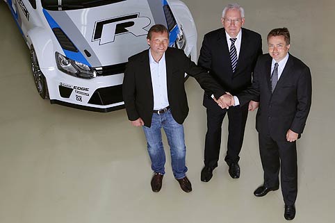 Staffelübergabe bei VW Motorsport