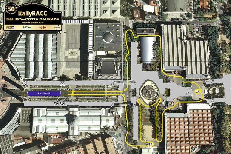 Rallye Spanien: Prüfung in Barcelona