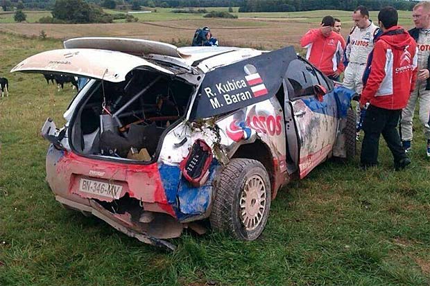 Kubica übersteht Testunfall