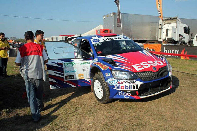 Kurzes Skoda R5-Debüt in Paraguay