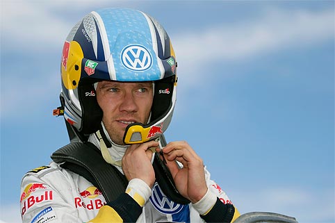 Ogier nach Östberg-Rolle vorn
