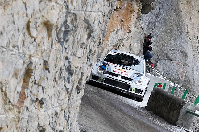 Volkswagen testet bei Ogier