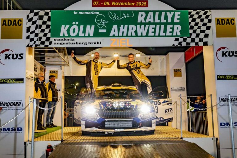 Kundlák gewinnt die Rallye Köln-Ahrweiler 2025