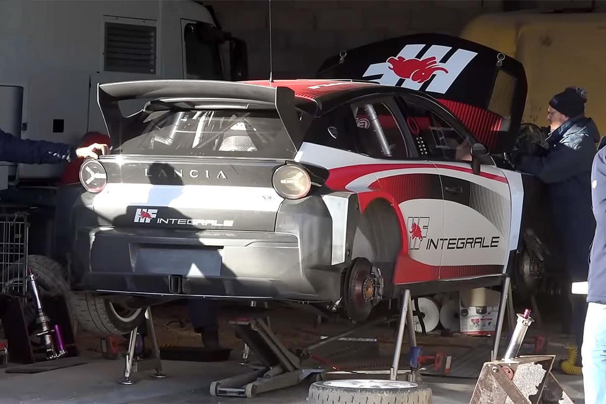 Video: Lancia Ypsilon Rally2 Test