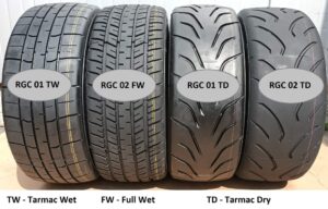 Verkaufe 4x Intermed RGC RGC01 TW01 225/40R18 Regen-Reifen