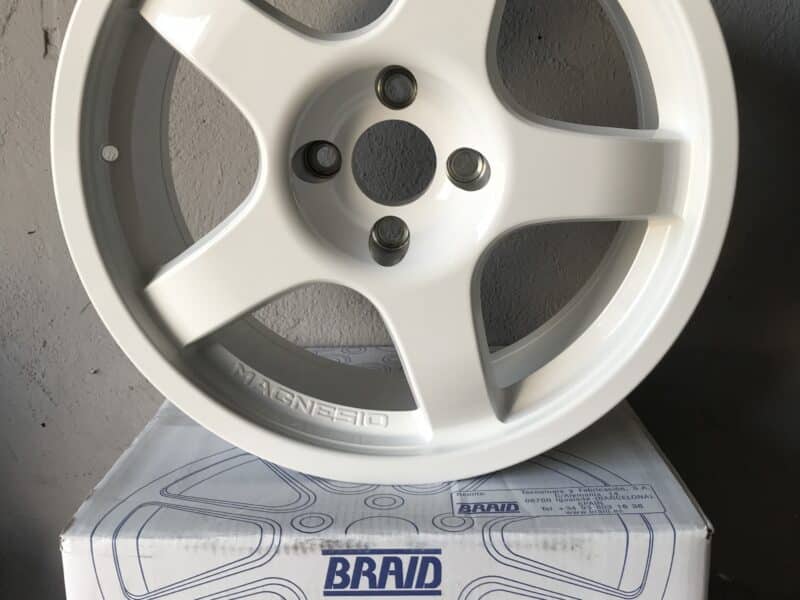 Braid Felgen nach Kundenwunsch für Motorsport , Rallye usw .