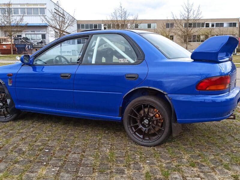 Subaru Impreza GC8 Turbo | Rallye-Projekt | Herrmann-Käfig | OMP/Brembo/OZ | Motor läuft | BW