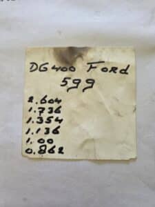 Drenth DG400 Getriebe