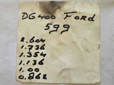 Drenth DG400 Getriebe