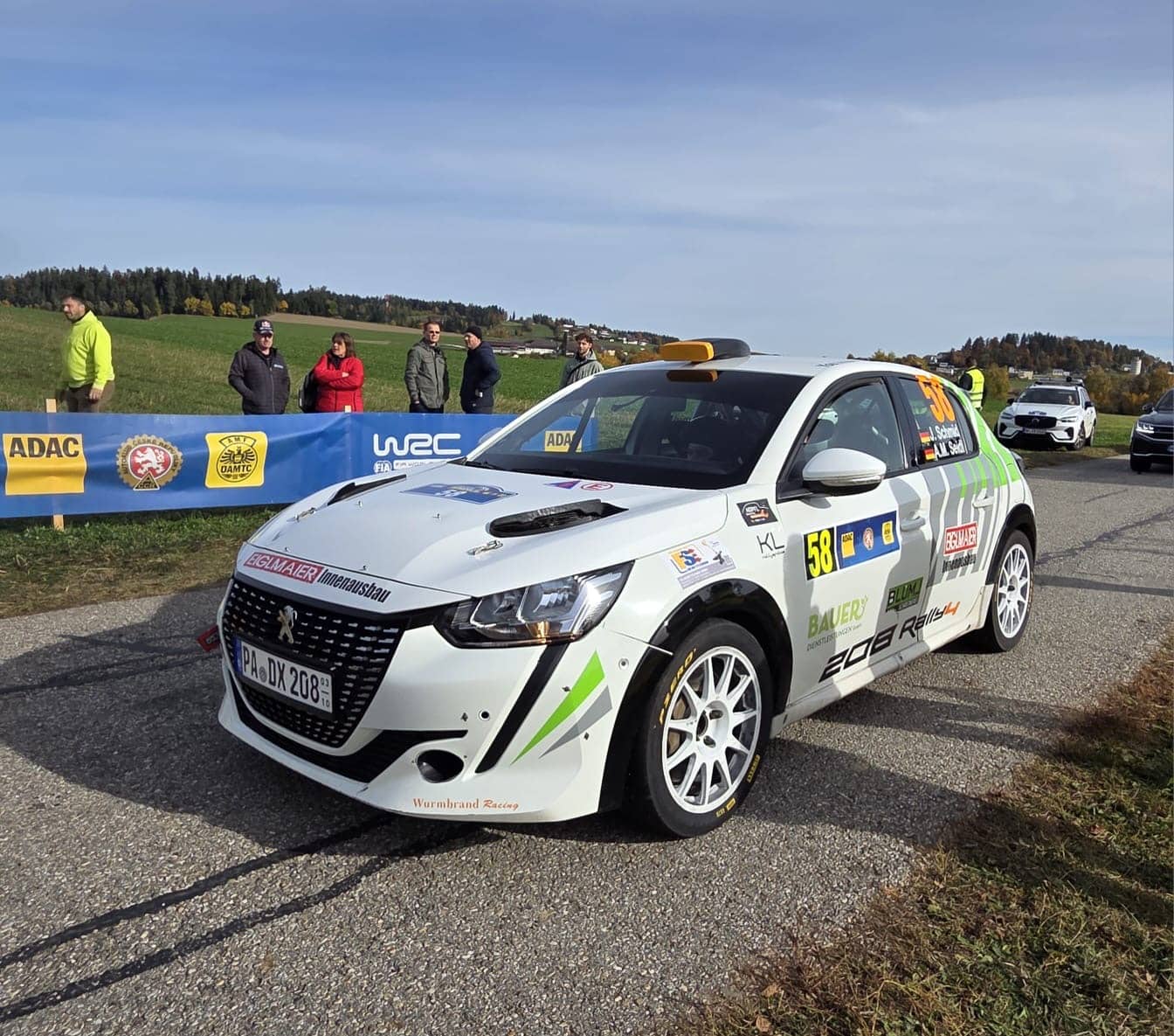 Peugeot 208 Rally4 zu vermieten!