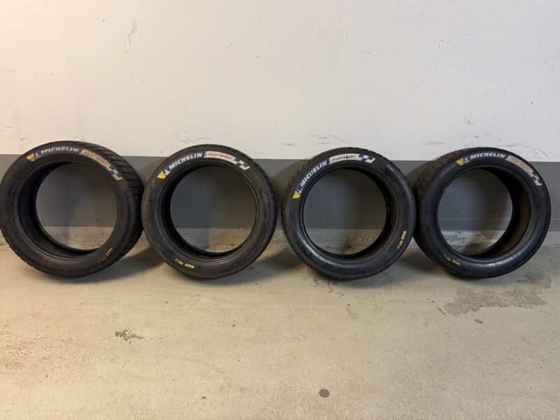 4 x 17 Zoll Michelin Pilot MW1 Rallye Regen Reifen 195/50 R17