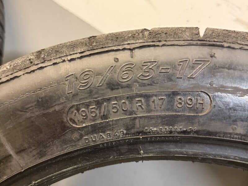 4 x 17 Zoll Michelin Pilot MW1 Rallye Regen Reifen 195/50 R17