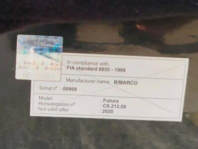 Schalensitze FIA 8855 - 1999 Bimarco Futura