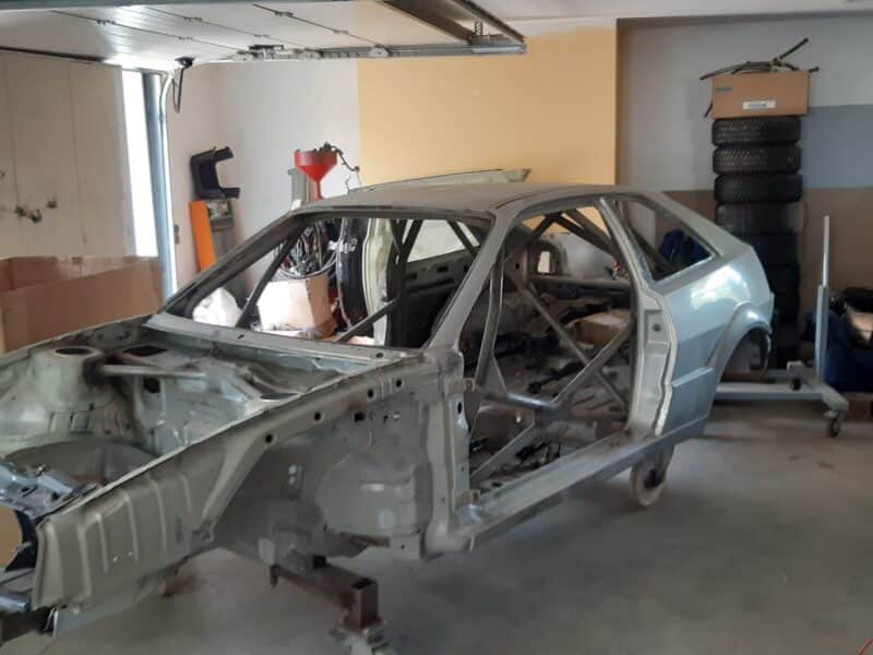 Verkaufe VW Corrado Karosse mit Motorsport Ireco Zelle Bergrennen