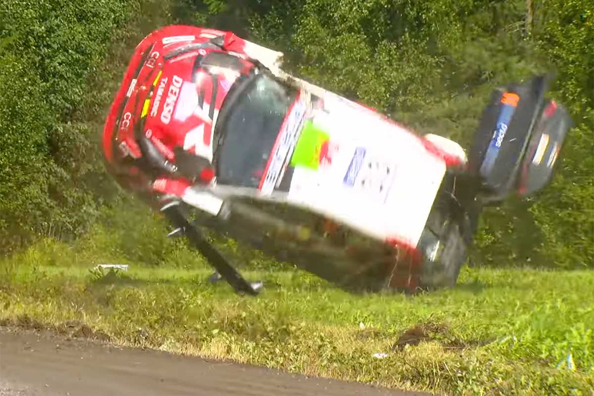Video: Crash Elfyn Evans – Rallye Finnland