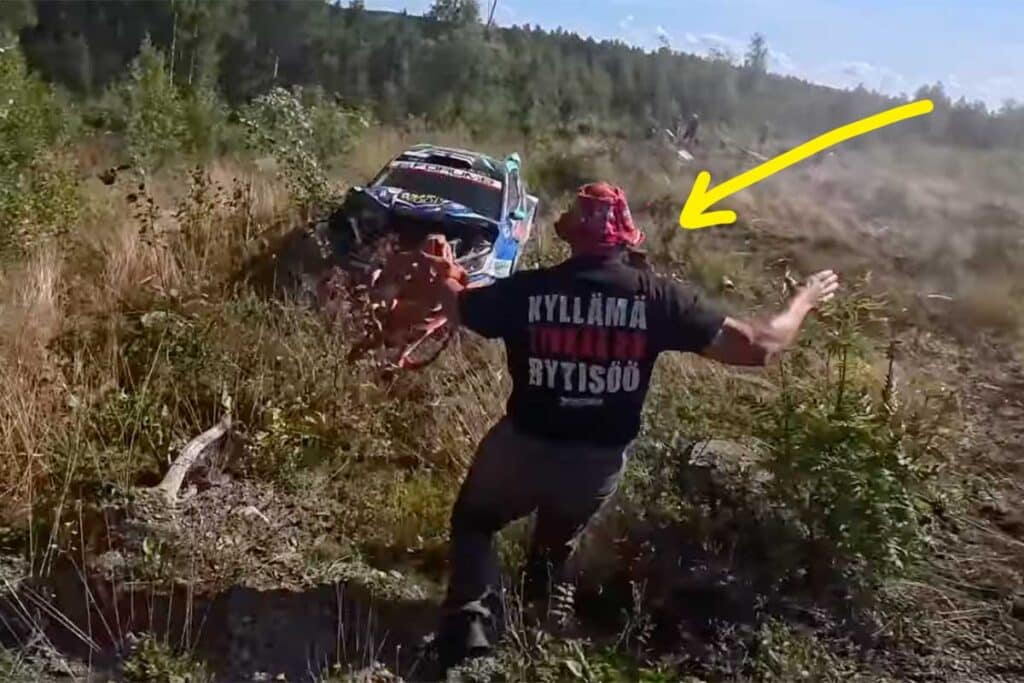 Crash Rallye Finnland & Fans