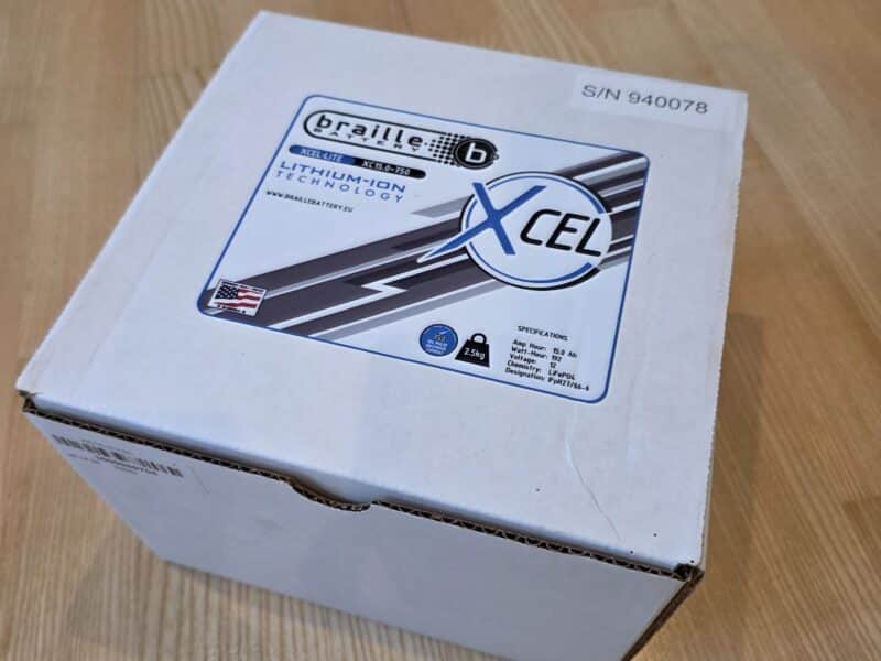 BRAILLE Lithium-Ionen Motorsport-Batterie - 15 Ah - wie neu!
