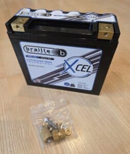 BRAILLE Lithium-Ionen Motorsport-Batterie – 15 Ah – wie neu!
