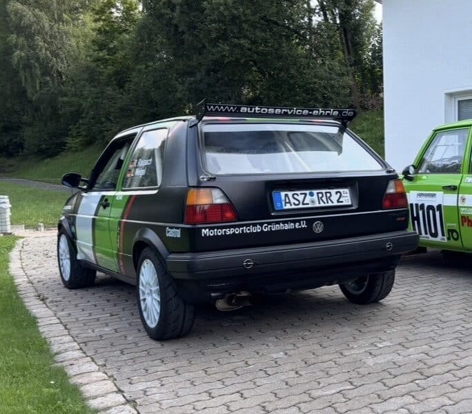 VW Golf 2 16V Rallye – 2.0 16V 9A – DMSB Wagenpass – §70 – Ready to Race