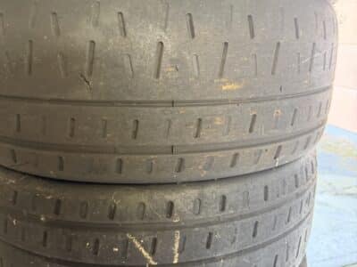 9x Pirelli P Zero RA5A Asphalt-Rallyreifen 235/40 R18 – 1x neu, 8x ca. 90 % – 1.400 € komplett