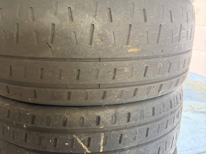 9x Pirelli P Zero RA5A Asphalt-Rallyreifen 235/40 R18 – 1x neu, 8x ca. 90 % – 1.400 € komplett