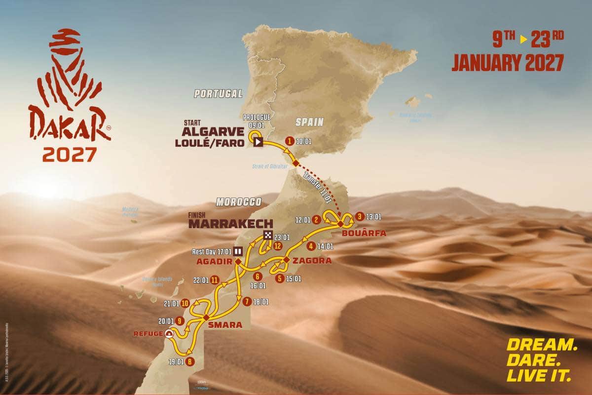 Dakar 2027: Von Portugal bis in die Wüste Marokkos